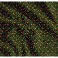 thumbnail image 1 of Soimoi Green Cotton Poplin Fabric Leaves & Buds Floral Print Fabric by the Yard 42 Inch Wide, 1 of 7