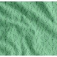 thumbnail image 1 of Soimoi Green Cotton Poplin Fabric Pear Leaves Printed Fabric 1 Yard 58 Inch Wide, 1 of 7