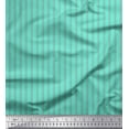 thumbnail image 1 of Soimoi Green Cotton Voile Fabric Arrow & Stripe Print Fabric by the Yard 42 Inch Wide, 1 of 3