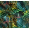 thumbnail image 1 of Soimoi Green Cotton Voile Fabric Artistic Leaves Decor Fabric Printed Yard 42 Inch Wide, 1 of 7