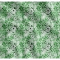 thumbnail image 1 of Soimoi Green Cotton Voile Fabric Leaves,Periwinkle & Camellia Floral Print Sewing Fabric Yard 42 Inch Wide, 1 of 7
