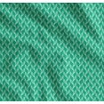 thumbnail image 1 of Soimoi Green Cotton Voile Fabric Stripe & Leaves Printed Fabric 1 Yard 56 Inch Wide, 1 of 7