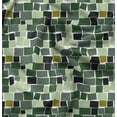 thumbnail image 1 of Soimoi Green Fabric - By the Yard - 56 Inch Wide - Geometric Rectangel Print Textile - Intricate and Stylish Patterns for Fashion and Decor Printed Fabric, 1 of 6