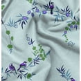 thumbnail image 1 of Soimoi Green Fabric - By the Yard - 56 Inch Wide - Leaves & Flower Floral Print Fabric - Nature - inspired and Graceful Designs for Fashion and Home Printed Fabric, 1 of 6