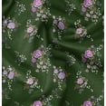 thumbnail image 1 of Soimoi Green Fabric - By the Yard - 42 Inch Wide - Rose Floral Pattern Textile - Romantic and Delicate Designs for Stylish Projects Printed Fabric, 1 of 6