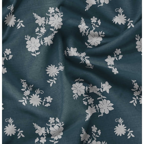 Soimoi Green Fabric - By the Yard - 56 Inch Wide - Florals Print Fabric - Elegant and Timeless Patterns for Fashion and Home Decor Printed Fabric