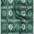 thumbnail image 1 of Soimoi Green Fabric - By the Yard - 56 Inch Wide - Ikat Fabric - Elegant and Traditional Patterns for Stylish Creations Printed Fabric, 1 of 6