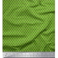 thumbnail image 1 of Soimoi Green Moss Georgette Fabric Geometrical Star Geometric Print Sewing Fabric Yard 42 Inch Wide, 1 of 3