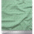 thumbnail image 1 of Soimoi Green Poly Georgette Fabric Stripe & Triangle Geometric Printed Fabric 1 Yard 42 Inch Wide, 1 of 3