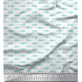 thumbnail image 1 of Soimoi Green Rayon Crepe Fabric Fish Ocean Fabric Prints By Yard 46 Inch Wide, 1 of 3