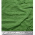 thumbnail image 1 of Soimoi Green Rayon Fabric Stripe Hand Drawn Print Fabric by the Yard 56 Inch Wide, 1 of 1