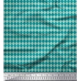 thumbnail image 1 of Soimoi Green polyester Crepe Fabric Diamond Geometric Print Fabric by Yard 42 Inch Wide, 1 of 3
