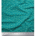 thumbnail image 1 of Soimoi Green polyester Crepe Fabric Swirl Abstract Fabric Prints By Yard 42 Inch Wide, 1 of 3