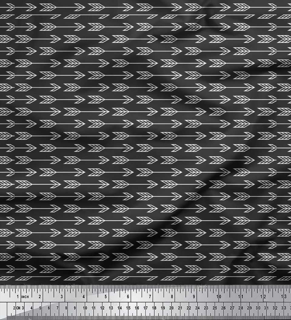 Grey Arrow Print 100% Cotton Changing Pad Cover by The Peanut Shell by