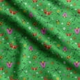 thumbnail image 1 of Soimoi Insect Print, Velvet Fabric, Decor Sewing Fabric by The Yard 54 Inch Wide,Decorative Fabric for Upholstery and Home Accents, Green, 1 of 5