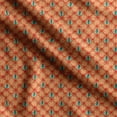 thumbnail image 1 of Soimoi Insect Printed, Japan Crepe SatinFabric, by The Yard 54 Inch Wide, Decorative Sewing Fabric for Dresses Kimonos Gowns, Orange, 1 of 5