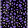 thumbnail image 1 of Soimoi Japan Crepe Satin Black Fabric By the Yard - 54 Inch Wide - Leaves & Lotus Floral Print Material - Tranquil and Botanical Designs for Stylish Creations Printed Fabric, 1 of 6