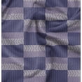 thumbnail image 1 of Soimoi Japan Crepe Satin Blue Fabric By the Yard - 54 Inch Wide - African Tribal Material - Artistic and Modern Patterns for Various Uses Printed Fabric, 1 of 6