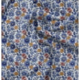 thumbnail image 1 of Soimoi Japan Crepe Satin Blue Fabric By the Yard - 54 Inch Wide - Florals Print Fabric - Elegant and Timeless Patterns for Fashion and Home Decor Printed Fabric, 1 of 6