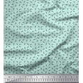 thumbnail image 1 of Soimoi Japan Crepe Satin Fabric Triangle & Saxophone Musical Instrument Print Fabric by Yard 42 Inch Wide, 1 of 1