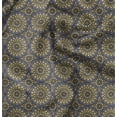 thumbnail image 1 of Soimoi Japan Crepe Satin Green Fabric By the Yard - 54 Inch Wide - African Tribal Material - Artistic and Modern Patterns for Various Uses Printed Fabric, 1 of 6