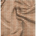 thumbnail image 1 of Soimoi Japan Crepe Satin Orange Fabric By the Yard - 54 Inch Wide - Abstracts Art Fabric - Contemporary and Unique Patterns for Creative Projects Printed Fabric, 1 of 6