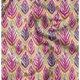 thumbnail image 1 of Soimoi Japan Crepe Satin Pink Fabric By the Yard - 54 Inch Wide - Damask Ikat Fabric - Elegant and Traditional Patterns for Stylish Creations Printed Fabric, 1 of 6