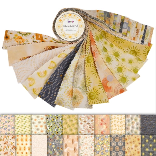 Soimoi Jelly Roll Fabric Strips for Quilting, Precut Fabric for DIY, 40 Strip Assorted Bundle, Jelly Roll For Scrapbooking, Perfect Quilting Fabric for Sewing, Craft, Home Decor