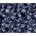 thumbnail image 1 of Soimoi Leaves Pattern Decorative Fabric By 10 Yard - 56" W x 360" L - Water-Resistant Material for Cushions, Covers, and DIY Upholstery - Blue, 1 of 7