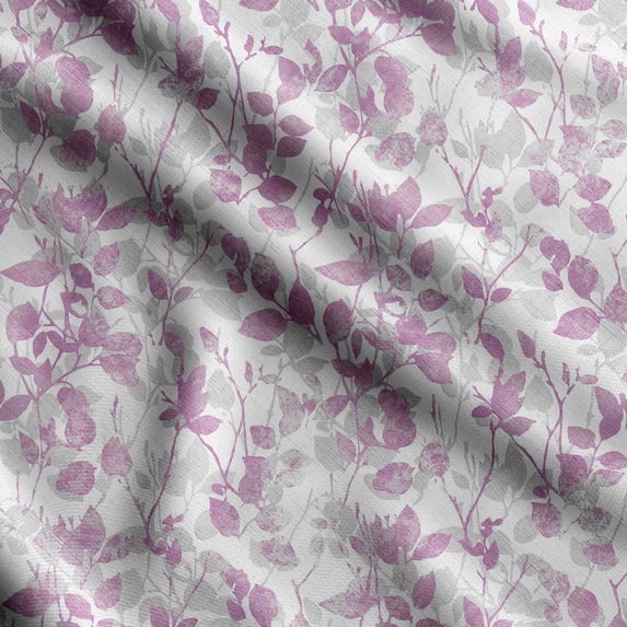Soimoi Leaves Print,Cotton Cambric, Quilting Fabric Sold by The Yard 42 Inch Wide, Medium Weight Cotton Fabric, SewingSupplies,Lime Green