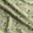 thumbnail image 1 of Soimoi Leaves Print,Cotton Cambric, Quilting Fabric Sold by The Yard 42 Inch Wide, Medium Weight Cotton Fabric, SewingSupplies,Pear Green, 1 of 5