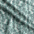 thumbnail image 1 of Soimoi Leaves Printed, Cotton Fleece, Fabric by The Yard Sewing DIY Stretch Fabric 56 Inches Wide, WarmFabric for Hats, Coats, Gloves, Blankets, Light Blue, 1 of 5