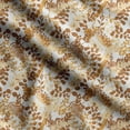 thumbnail image 1 of Soimoi Leaves Printed, Cotton Fleece, Fabric by The Yard Sewing DIY Stretch Fabric 56 Inches Wide, WarmFabric for Hats, Coats, Gloves, Blankets, Orange, 1 of 5