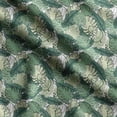 thumbnail image 1 of Soimoi Leaves Printed,Cuddle Minky Fabric, Sewing Fabric by The Yard 56 Inch Wide,Decorative Plush Soft Fabric, Baby Garments, Toys and Blankets, Green & White, 1 of 5