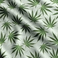 thumbnail image 1 of Soimoi Leaves Printed,Cuddle Minky Fabric, Sewing Fabric by The Yard 56 Inch Wide,Decorative Plush Soft Fabric, Baby Garments, Toys and Blankets, Pear Green, 1 of 5