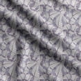 thumbnail image 1 of Soimoi Leaves Printed,Cuddle Minky Fabric, Sewing Fabric by The Yard 56 Inch Wide,Decorative Plush Soft Fabric, Baby Garments, Toys and Blankets, Purple, 1 of 5