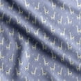 thumbnail image 1 of Soimoi Llama Alpaca Printed, Japan Crepe SatinFabric, by The Yard 54 Inch Wide, Decorative Sewing Fabric for Dresses Kimonos Gowns, Purple, 1 of 5