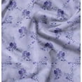 thumbnail image 1 of Soimoi Minky Blue Fabric By the Yard - 56 Inch Wide -Rose Floral Pattern Textile - Romantic and Delicate Designs for Stylish Projects Printed Fabric, 1 of 6