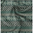 thumbnail image 1 of Soimoi Minky Green Fabric By the Yard - 56 Inch Wide - African Tribal Material - Artistic and Modern Patterns for Various Uses Printed Fabric, 1 of 6