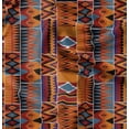 thumbnail image 1 of Soimoi Minky Orange Fabric By the Yard - 56 Inch Wide - African Tribal Material - Artistic and Modern Patterns for Various Uses Printed Fabric, 1 of 6
