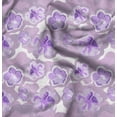 thumbnail image 1 of Soimoi Minky Purple Fabric By the Yard - 56 Inch Wide - Florals Print Fabric - Elegant and Timeless Patterns for Fashion and Home Decor Printed Fabric, 1 of 6