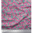 thumbnail image 1 of Soimoi Moss Georgette Fabric Artistic Flower Print Fabric by the Yard 42 Inch Wide, 1 of 1