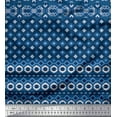 thumbnail image 1 of Soimoi Moss Georgette Fabric Aztec Geometric Decor Fabric Printed Yard 42 Inch Wide, 1 of 1
