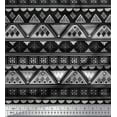 thumbnail image 1 of Soimoi Moss Georgette Fabric Aztec Geometric Fabric Prints by Yard 42 Inch Wide, 1 of 3