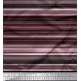 thumbnail image 1 of Soimoi Moss Georgette Fabric Horizontal Stripe Fabric Prints by Yard 42 Inch Wide, 1 of 3