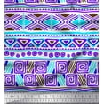 thumbnail image 1 of Soimoi Moss Georgette Fabric Triangle & Greek Key Geometric Decor Fabric Printed Yard 42 Inch Wide, 1 of 1