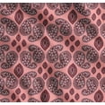 thumbnail image 1 of Soimoi Orange Cotton Poplin Fabric Maroon Paisley Printed Craft Fabric by the Yard 42 Inch Wide, 1 of 7