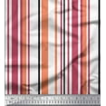 thumbnail image 1 of Soimoi Orange Cotton Voile Fabric Colorful Vertical Stripe Print Sewing Fabric Yard 42 Inch Wide, 1 of 3