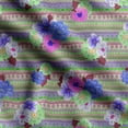 thumbnail image 1 of Soimoi Patchwork Printed, Cotton Fleece, Fabric by The Yard Sewing DIY Stretch Fabric 56 Inches Wide, WarmFabric for Hats, Coats, Gloves, Blankets, Light Green, 1 of 4