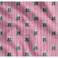 thumbnail image 1 of Soimoi Pink Cotton Cambric Fabric Bamboo Panda Jungle Print Fabric by the Yard 56 Inch Wide, 1 of 7